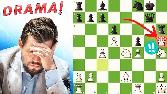 E no final da partida, os deuses colocaram Carlsen!