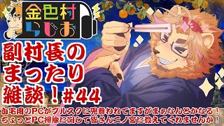 【雑談配信】副村長のｺｯｿﾘﾋｯｿﾘ雑談！#44【金色村らじお】