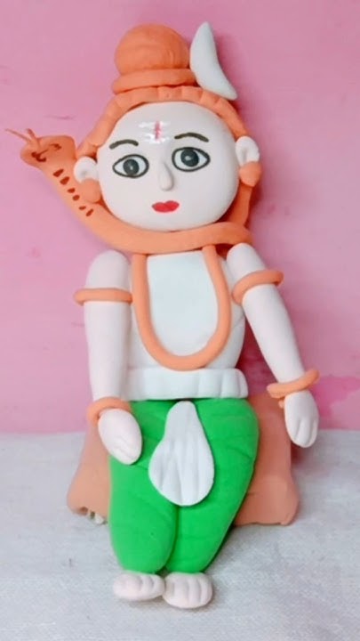 Diy Clay Se Tiranga 🇮🇳 Shiv Ji #shorts #tranding #shiv - YouTube