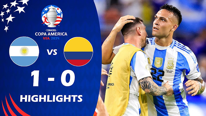 Argentina 1 x 0 Colômbia | Melhores Momentos | FINAL | Copa América 2024™