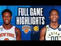 Game Recap: Knicks 109, Pacers 106