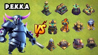Max PEKKA vs Max Diffences in coc | warforstar | Clash of Clans...