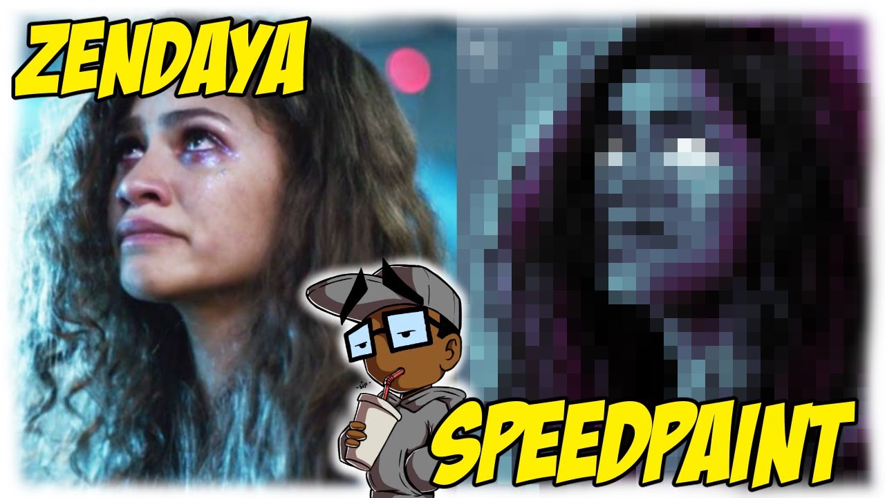 SPEEDPAINT #3: Zendaya (Euphoria)
