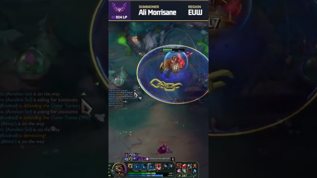 FULL AP ALISTAR VS SONA INSANE 1v!? #ALICOPTER #LEAGUEOFLEGENDS #ALISTAR