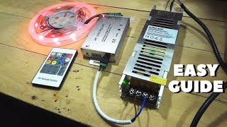 Unbox & Set Up RGB LEDs - Watch Before You Buy! by Red Tie Projects 54,343 views 4 years ago 4 minutes, 38 seconds