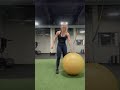 Stability ball plank circles