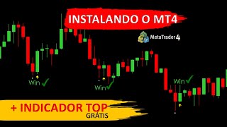 INSTALANDO o META TRADER 4 + INDICADOR Top para Opções Binárias