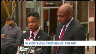 News conference UVA student arrested