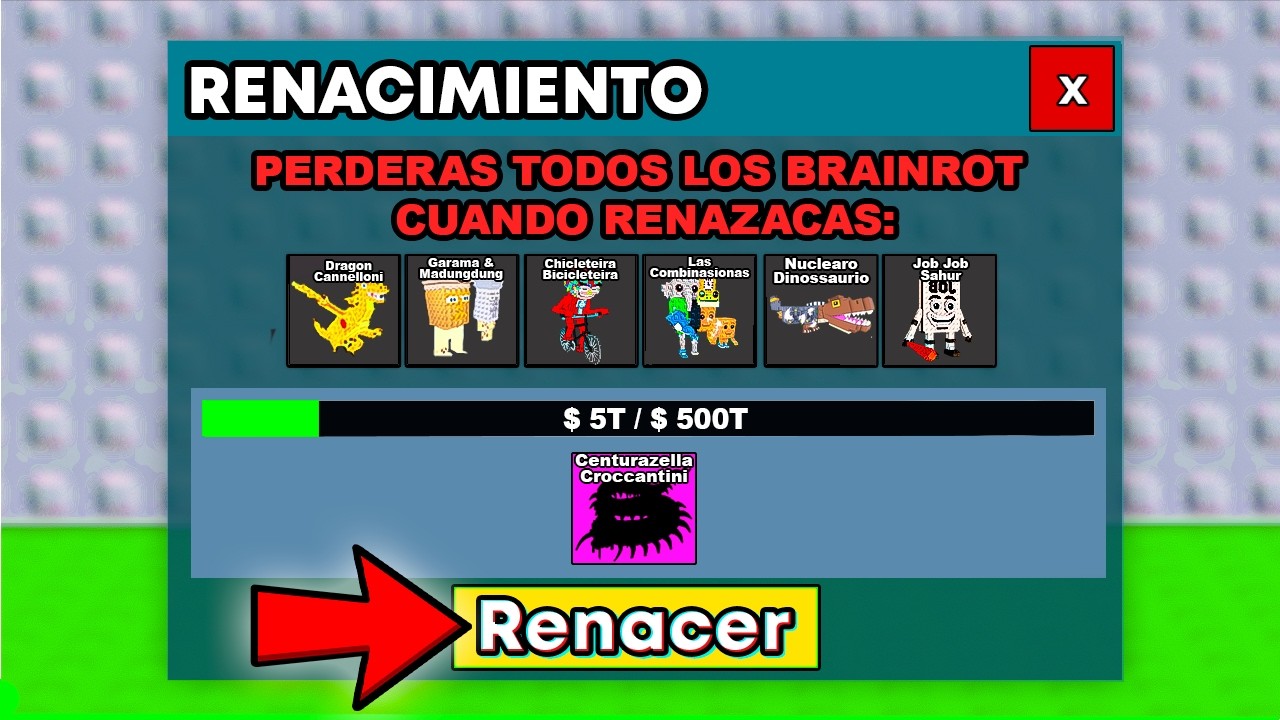 Encontré el SUPER RENACIMIENTO OCULTO?! en Steal a Brainrot