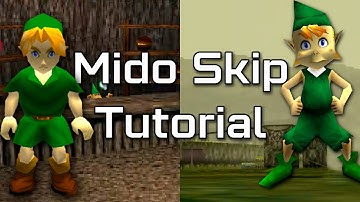 Mido Skip Tutorial - Ocarina of Time Swordless Classic Kakariko route