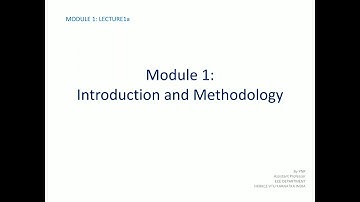 DSDV Module1: LECTURE1a - Introduction to Design Methodology
