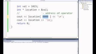 Overview of C++ pointers and arrays Part 4