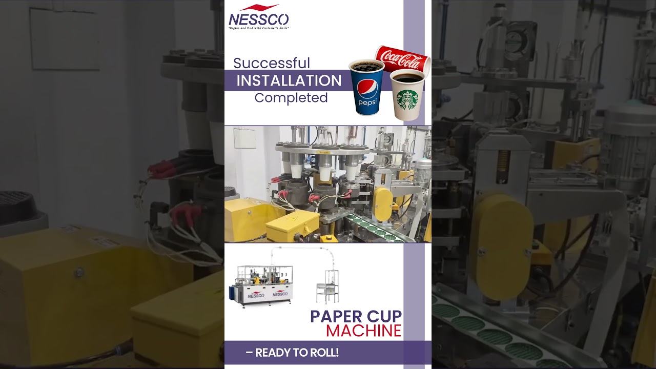 Installation Complete ✅ Paper Packaging Machinery is now set for high-performance production.