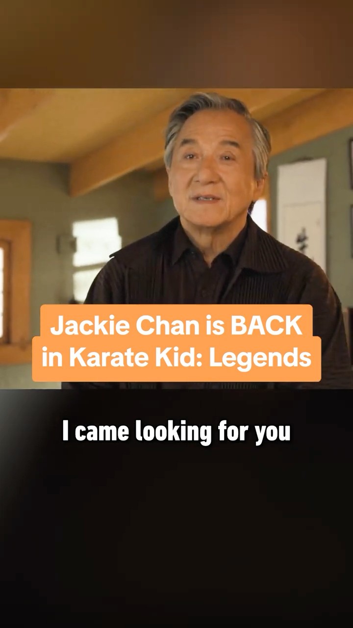 Jackie Chan \u0026 Ralph Macchio reprise their roles in the upcoming movie Karate Kid: Legends! #movie