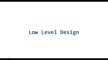 What is low-level design?