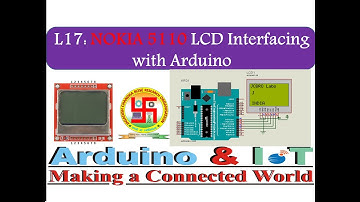 L17: Nokia 5110 LCD Interfacing with Arduino UNO