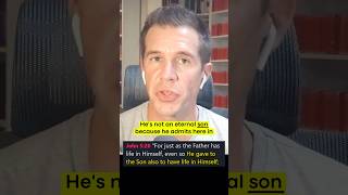Jesus Admits He is Not an Eternal Son (John 5:26) #biblicalunitarianpodcast #shorts
God possesses aseity, but Jesus admits he himself is not a se, for the Father gave life to Jesus in order that Jesus would live.
My Introduction to New Testament Greek Online course is now enrolling. Details here: https://docs.google.com/document/d/1pTvcdofRw7SmF49rKfjlwQAgQY31xMAYrQIii5klqL8/edit?usp=sharing
BIO
Dustin R. Smith, PhD, is a New Testament scholar at Spartanburg Methodist College. His research interests include early Christian unitarianism, high human christology, the Gospel of John, 1–3 John, and the Book of Revelation.
LATEST PUBLICATIONS
A Systematic Theology of the Early Church: https://amzn.to/47jldOc
Wisdom Christology in the Gospel of John: https://amzn.to/3JBflHb
The Son of God: Three Views of the Identity of Jesus: https://amzn.to/43DPYey
AI Critical New Testament with over 7,000 Textual Variants: https://amzn.to/4oLrTKX
DONATE (thank you)
https://www.paypal.me/10mintruthtalks
Become a member of this YouTube channel:
https://www.youtube.com/channel/UCG5H6oqEnhFjdUryhDOYSvQ/join
MERCH
https://biblicalunitarianpodcast-shop.fourthwall.com/
SOCIALS
https://Instagram.com/biblicalunitarianpodcast
https://twitter.com/OneGodPodcast
https://www.tiktok.com/@biblicalunitarianpodcast
BUSINESS INQUIRIES
Email: ContactBUP@yahoo.com Jesus Admits He is Not an Eternal Son (John 5:26) #biblicalunitarianpodcast #shorts