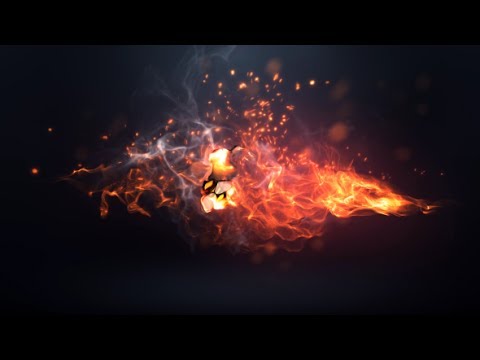 Fire Logo Intro After Effects template