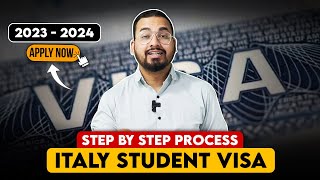 ITALY STUDENT VISA 2023 ! STEP BY STEP PROCESS