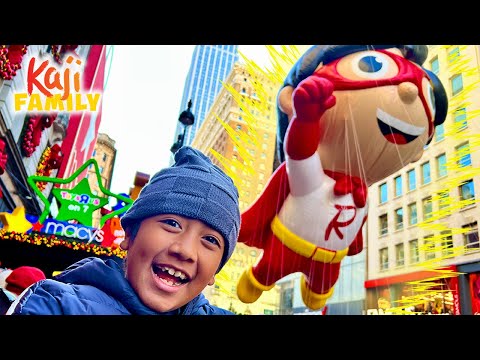 Ryan is in Macy's Thanksgiving Day Parade as RED TITAN!!