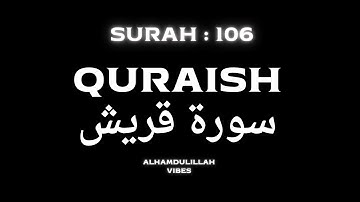 SURAH QURAISH سورة قريش I ✨🔥🕋Allah’s Mercy on the Quraysh Tribe I Surah of Unity, Safety & Gratitude