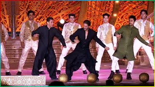 Salman Khan,Shahrukh Khan \& Aamir Khan Dance Performance Full Video | Anant Ambani Pre-Wedding