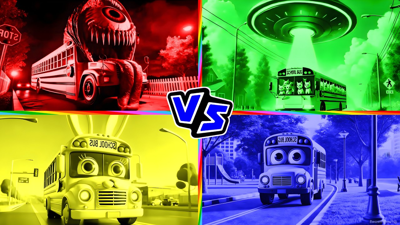 🚌SCHOOL BUS EATER🎶CoffinDance Song