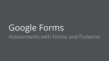 Quizzes with Google Forms and Flubaroo