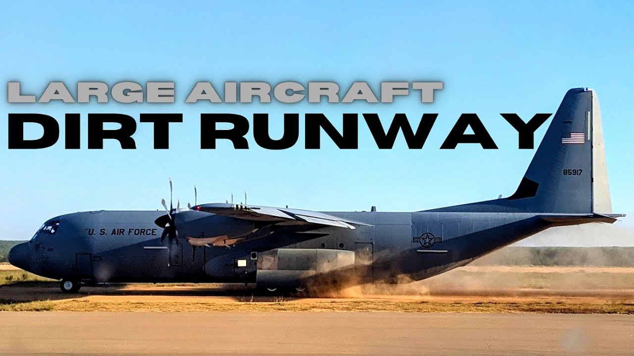 C-130J DIRT TAKEOFF AND ASSAULT LANDING - 4K
