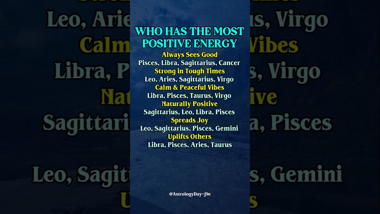 The Zodiac Brightest Souls: Sign That Radiate Pure Positivity 
