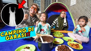 CAMPING DI GARASI MOBIL‼️ ADA PENAMPAKAN TENGAH MALAM‼️😱