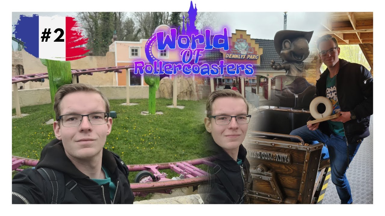 France Mini Themepark Trip #2 | Dennly's Parc met kansloze en PIJNLIJKE achtbaan!!