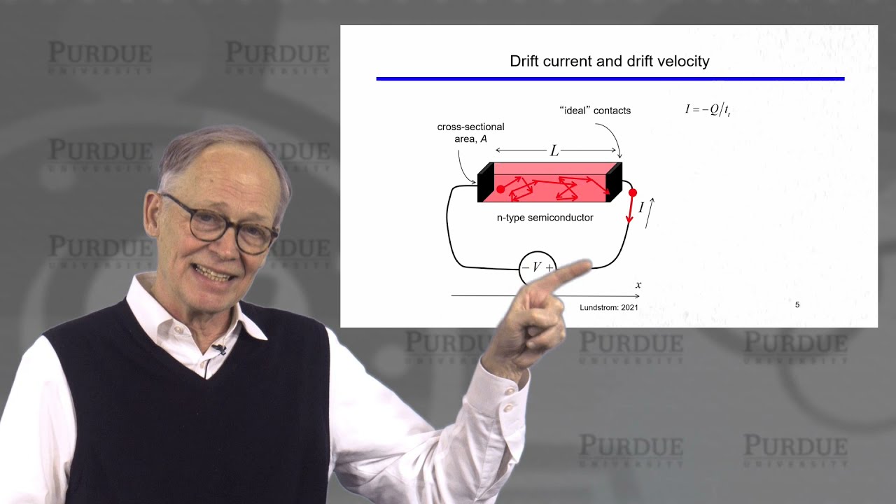 ECE Purdue Semiconductor Fundamentals L4.2a: Carrier Transport - Drift Current