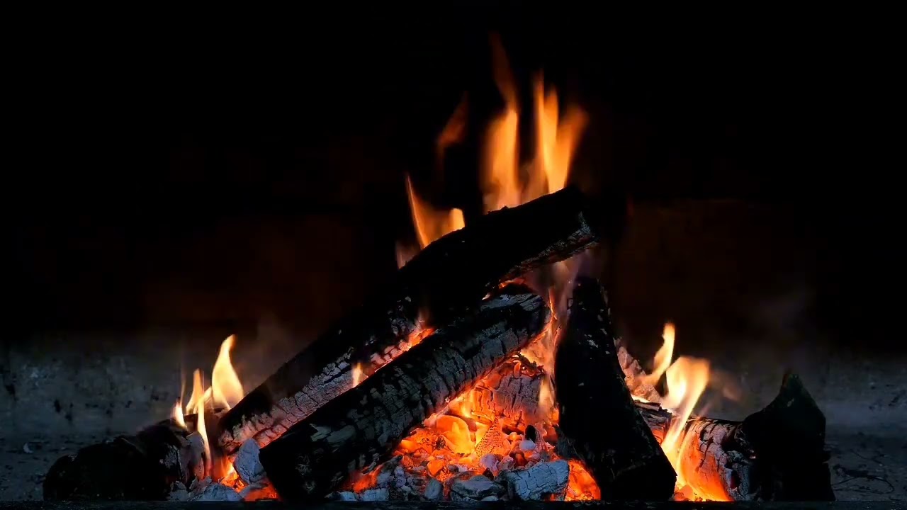 Звук костра уют камин