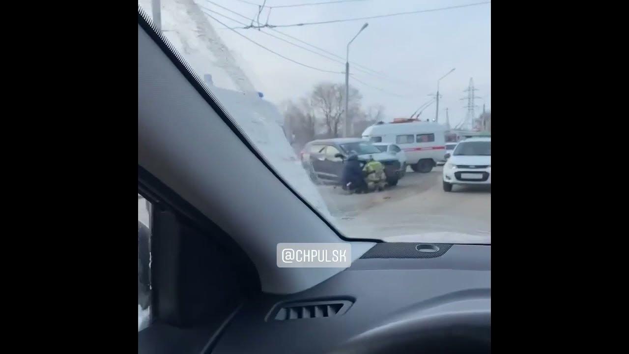 ДТП на Созидателей, Ульяновск - YouTube