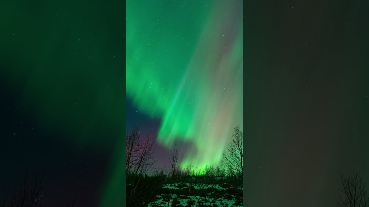Aurores boreals BRUTALS - Tempesta solar a la lapònia sueca