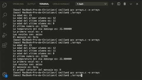L05.1.1.5 Programación en C - Arreglos Unidimensionales - sizeof()