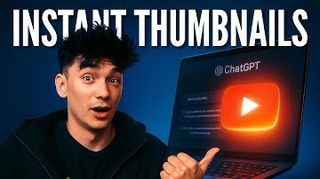 How To Make PRO YouTube Thumbnails with ChatGPT (in 5 mins)