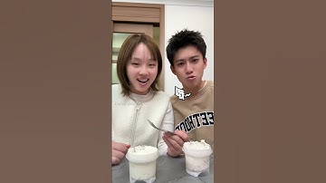 Thử thách ăn sữa chua khô nghẹn #kienthucthuvi #giaitri