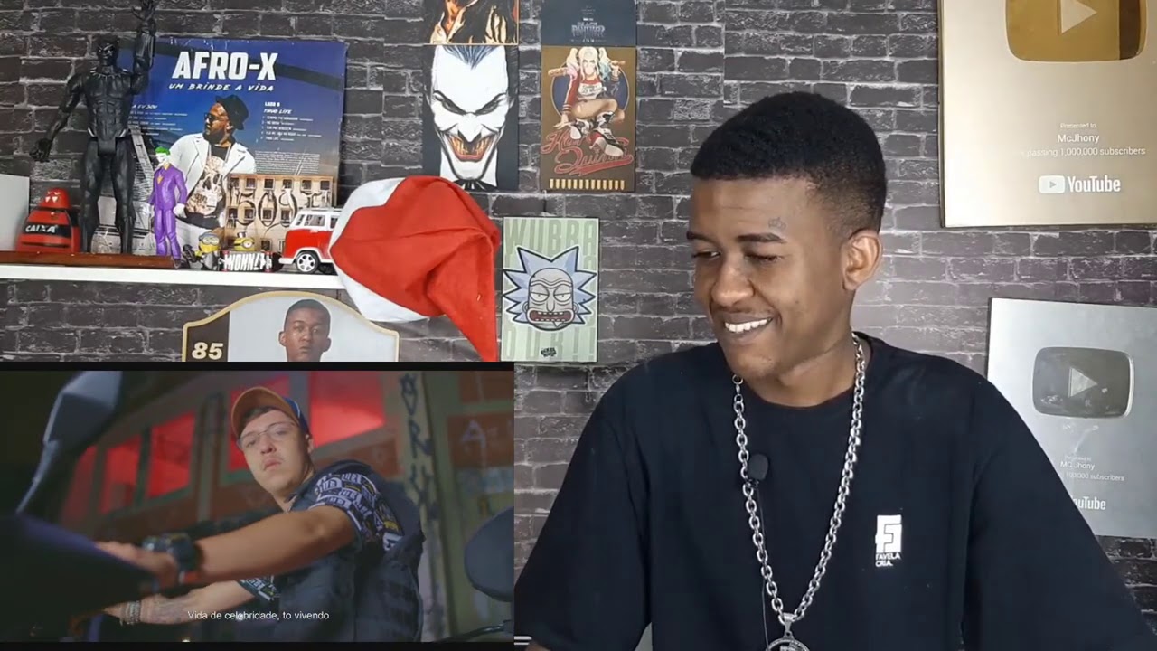 Jhony REACT - VIDA DE  CELEBRIDADE  - Savador da Rima e MC Caverinha ( LTnoBeat e DJ Murillo)