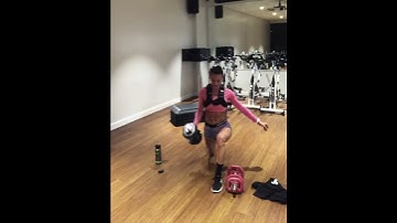 Push Up Kneeling Bicep Curl