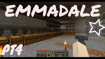 Minecraft Survival - Emmadale Pt4 - How to make a 64 and 16 stack item sorter