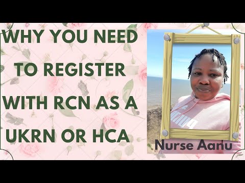 WHY YOU NEED TO REGISTER FOR RCN AS A #UKRN or #HCA