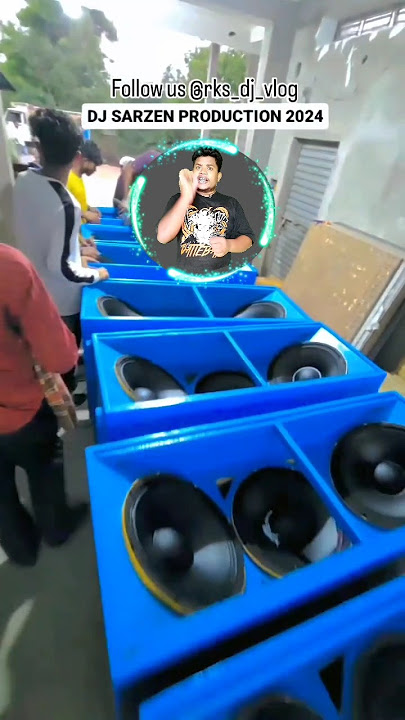 SARZEN DJ 👑Bass Cabinet 🗄️😱#bass #djsarzen #kawadyatra #dj #shortvideo