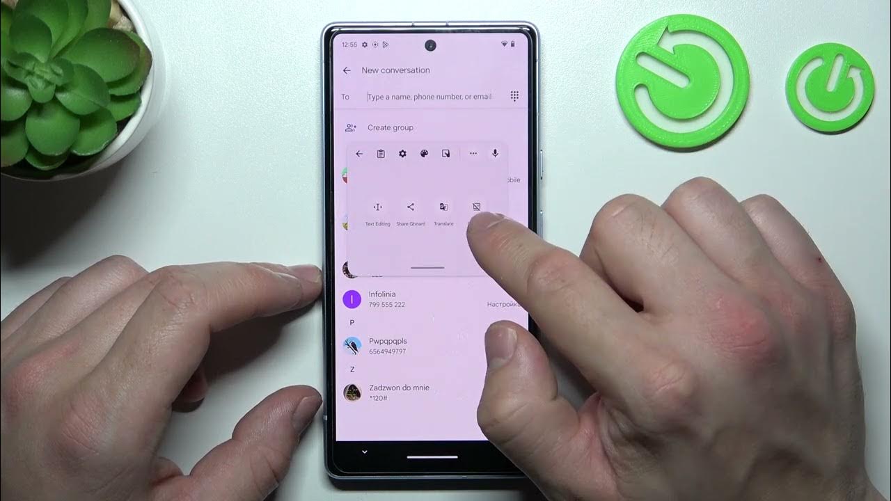 How to Fix Floating Keyboard on GOOGLE Pixel 7a Attach the Keyboard