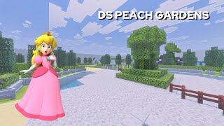 DS Peach Gardens Remade in Minecraft - Mario Kart in Minecraft Track 