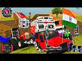 Live Gta 5 Truck JCB Crane Driving Extreme Speed BreakerMapBUSSID | Indian Traffic Mod #dumper #jcb