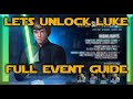 Jedi knight luke unlock minimum gear and zetas