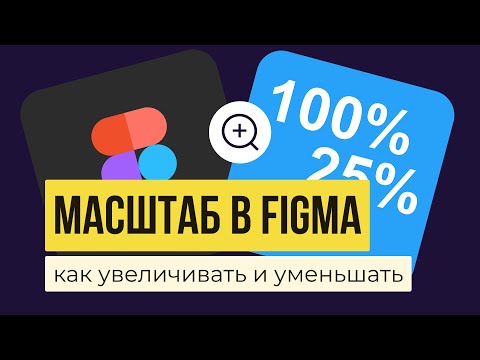 МАСШТАБ В FIGMA. Как увеличивать и уменьшать по умному. Горячие клавиши | Уроки фигма на русском