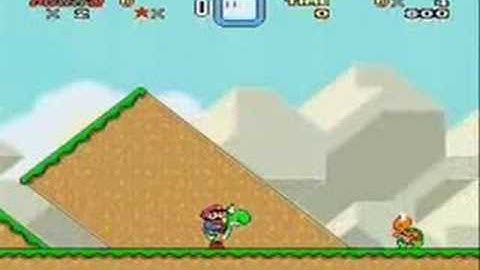 Super Mario World: Demo Level in Title Screen